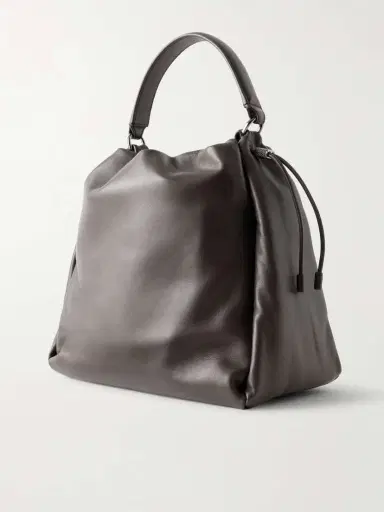 Brunello Cucinelli Bead-embellished Leather Tote Bag | Thumbnail 4