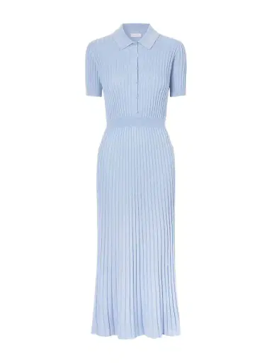 Gabriela Hearst Amor Ribbed Silk And Cashmere-blend Midi Dress | Thumbnail 1