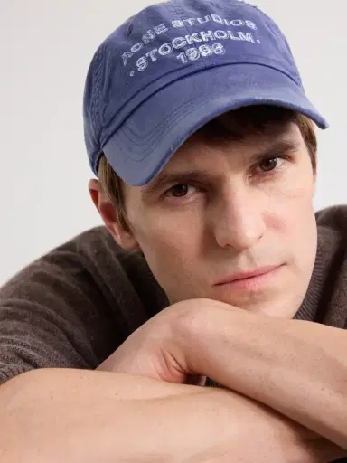 Acne Studios Cuddy Logo-print Cotton-twill Cap | Thumbnail 6