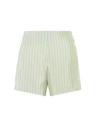 BODE Sylvan Striped Silk-satin Shorts | Thumbnail 1