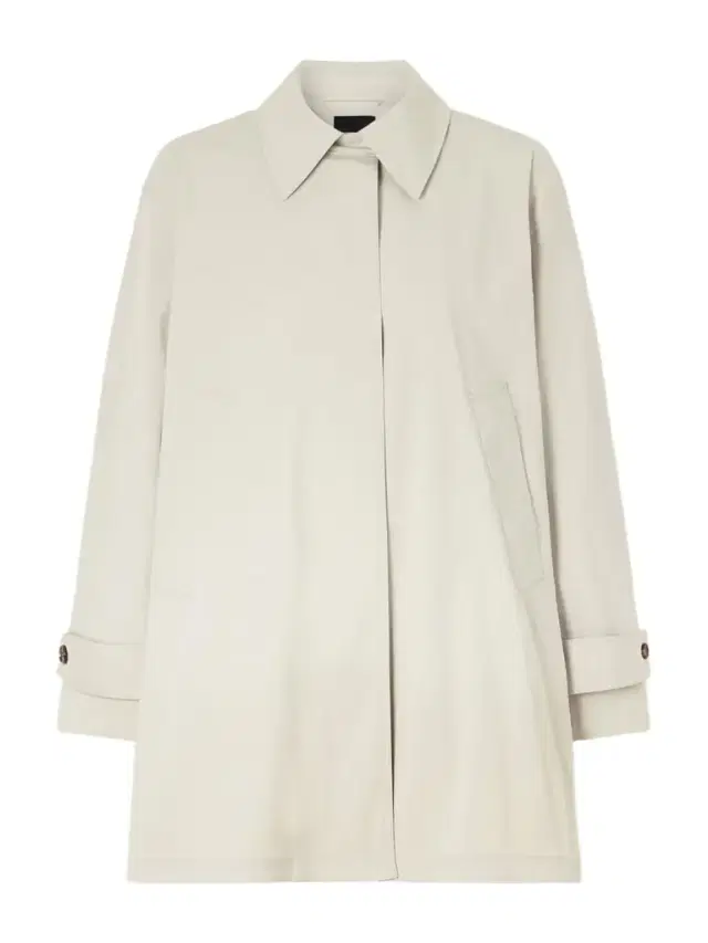 Cotton-blend Gabardine Trench Coat