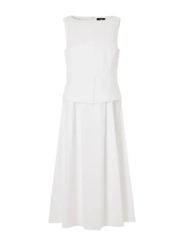 Cotton-blend Poplin Midi Dress