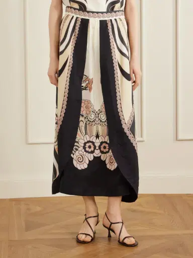 La DoubleJ Printed Silk-voile Maxi Skirt | Thumbnail 3 La DoubleJ Printed Silk-voile Maxi Skirt | Thumbnail 3