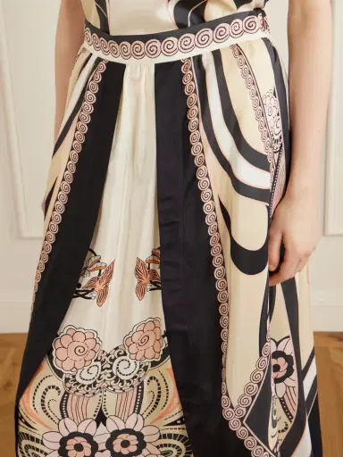 La DoubleJ Printed Silk-voile Maxi Skirt | Thumbnail 5 La DoubleJ Printed Silk-voile Maxi Skirt | Thumbnail 5