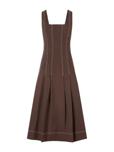 Veronica Beard Jolie Cotton-blend Poplin Midi Dress | Thumbnail 1 Veronica Beard Jolie Cotton-blend Poplin Midi Dress | Thumbnail 1