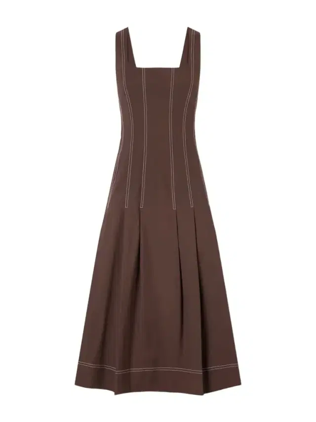 Jolie Cotton-blend Poplin Midi Dress
