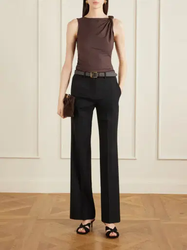Veronica Beard Otessa Twisted Lyocell-blend Jersey Top | Thumbnail 2 Veronica Beard Otessa Twisted Lyocell-blend Jersey Top | Thumbnail 2
