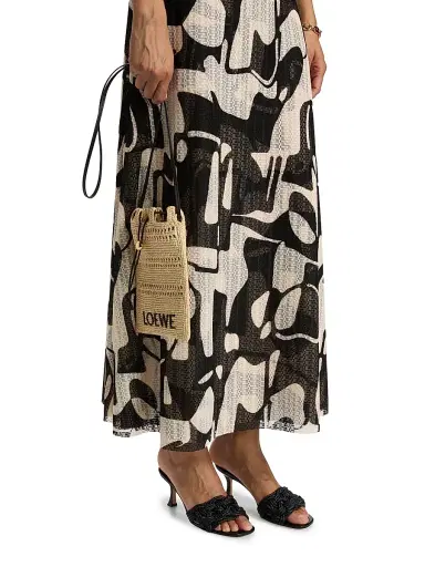 Misa Los Angeles Women's Ekat Printed Maxi Skirt - Abstract Marble - Size XXS | Thumbnail 6