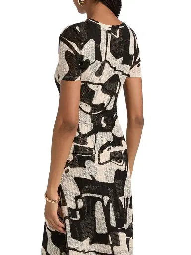Misa Los Angeles Women's Amor Abstract Marbled Knit Top - Abstract Marble - Size Small | Thumbnail 5 Misa Los Angeles Women's Amor Abstract Marbled Knit Top - Abstract Marble - Size Small | Thumbnail 5
