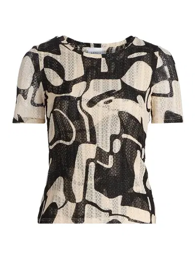 Misa Los Angeles Women's Amor Abstract Marbled Knit Top - Abstract Marble - Size Small | Thumbnail 1 Misa Los Angeles Women's Amor Abstract Marbled Knit Top - Abstract Marble - Size Small | Thumbnail 1