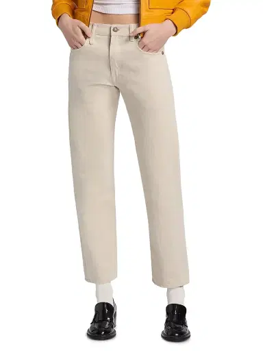 R13 Women's Straight-Leg Boyfriend Jeans - Vintage Stone Khaki - Size 31 | Thumbnail 3 R13 Women's Straight-Leg Boyfriend Jeans - Vintage Stone Khaki - Size 31 | Thumbnail 3