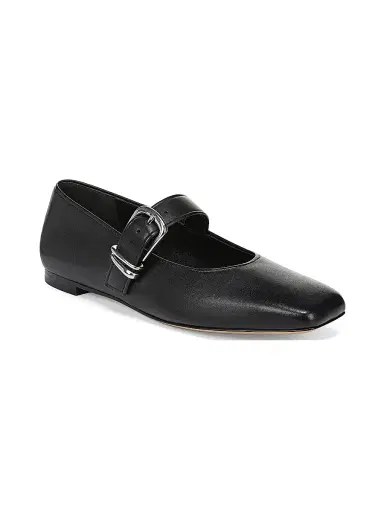 Vince Women's Daniela Leather Mary Janes - Black - Size 9.5 | Thumbnail 2 Vince Women's Daniela Leather Mary Janes - Black - Size 9.5 | Thumbnail 2