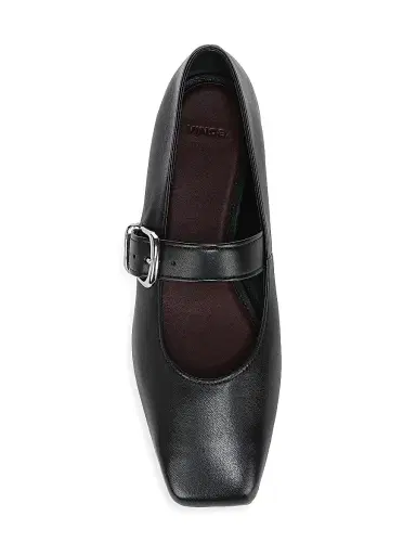 Vince Women's Daniela Leather Mary Janes - Black - Size 9.5 | Thumbnail 4 Vince Women's Daniela Leather Mary Janes - Black - Size 9.5 | Thumbnail 4