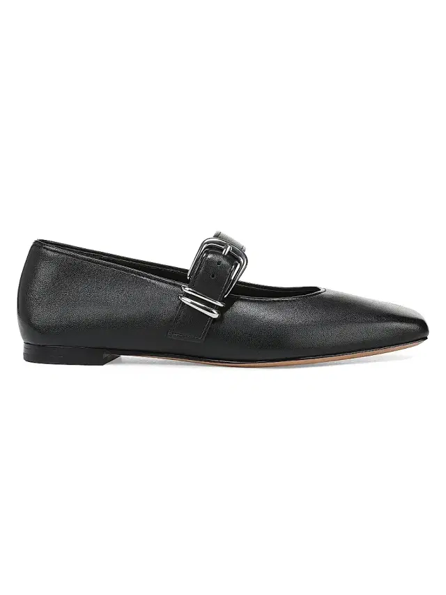 Vince Women's Daniela Leather Mary Janes - Black