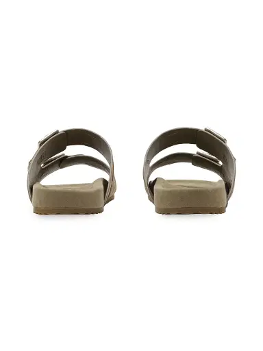 Burberry Men's MF Urchin Suede Check Sandals - Sparrow Beige | Thumbnail 3 Burberry Men's MF Urchin Suede Check Sandals - Sparrow Beige | Thumbnail 3
