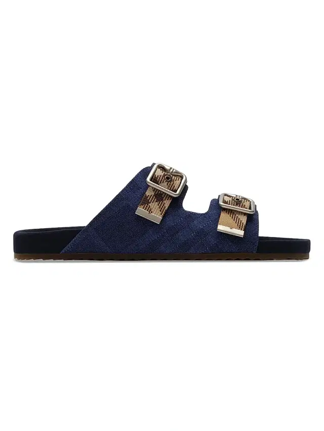Men's MF Urchin Check Sandals - Navy