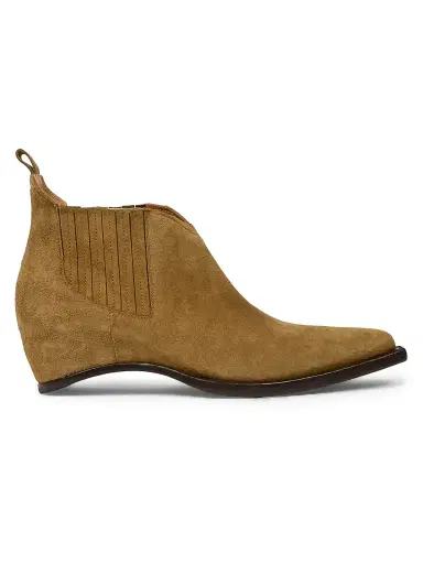 Maison Margiela Men's Suede Heel-Less Chelsea Boots - Breen - Size 12 | Thumbnail 1