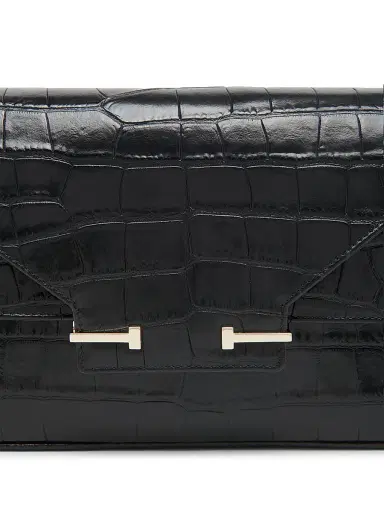 Tom Ford Women's Small Croc-Embossed Leather Shoulder Bag | Thumbnail 5 Tom Ford Women's Small Croc-Embossed Leather Shoulder Bag | Thumbnail 5