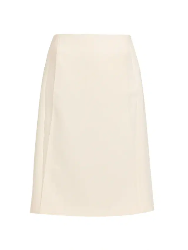 Jil Sander Women's Double-Faced Crepe Knee-Length Skirt - Porcelain