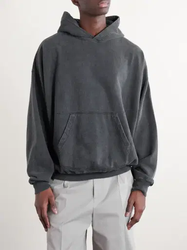 Remi Relief Cotton-Jersey Hoodie | Thumbnail 3