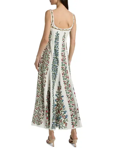 Farm Rio Women's Fruit Beauty Floral A-Line Maxi Dress | Thumbnail 5 Farm Rio Women's Fruit Beauty Floral A-Line Maxi Dress | Thumbnail 5