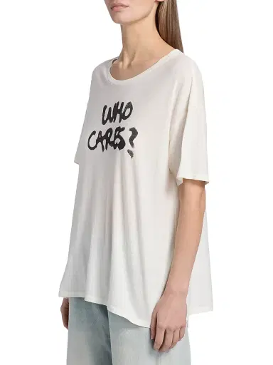 R13 Women's Who Cares Relaxed T-Shirt | Thumbnail 4 R13 Women's Who Cares Relaxed T-Shirt | Thumbnail 4