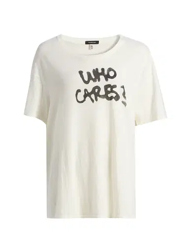R13 Women's Who Cares Relaxed T-Shirt | Thumbnail 1 R13 Women's Who Cares Relaxed T-Shirt | Thumbnail 1