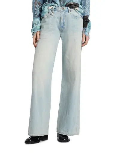 R13 Women's D'Arcy Flared Jeans - Lennon Blue - Size 25 | Thumbnail 3 R13 Women's D'Arcy Flared Jeans - Lennon Blue - Size 25 | Thumbnail 3