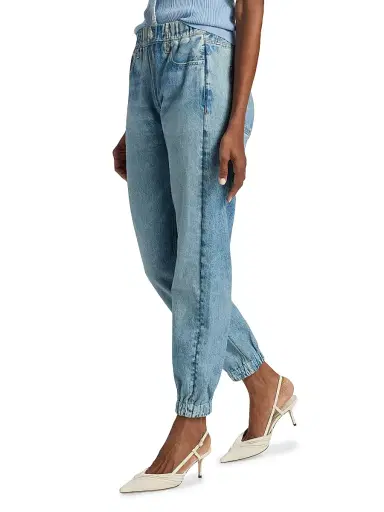 rag & bone Women's Miramar Terry Pull On Jogger Pants - Valentina - Size Medium | Thumbnail 4