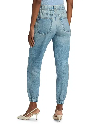 rag & bone Women's Miramar Terry Pull On Jogger Pants - Valentina - Size Medium | Thumbnail 5