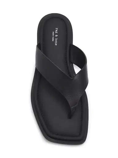 rag & bone Women's Gracie Leather Flat Sandals | Thumbnail 4 rag & bone Women's Gracie Leather Flat Sandals | Thumbnail 4