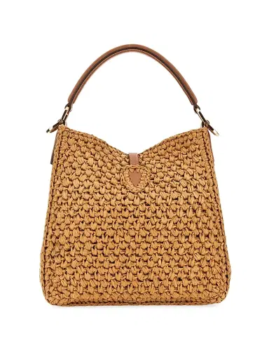 Tod's Women's T Timeless Mini Raffia Bucket Bag - Beige | Thumbnail 6 Tod's Women's T Timeless Mini Raffia Bucket Bag - Beige | Thumbnail 6