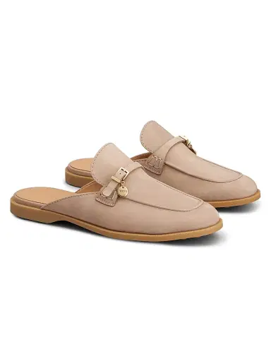 Tod's Women's Suede Loafer Mules - Rosa Lingerie - Size 11.5 | Thumbnail 2 Tod's Women's Suede Loafer Mules - Rosa Lingerie - Size 11.5 | Thumbnail 2