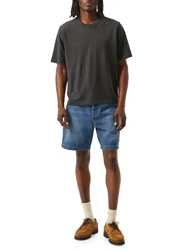 Corridor Men's Denim Painter Shorts - Indigo | Thumbnail 2 Corridor Men's Denim Painter Shorts - Indigo | Thumbnail 2