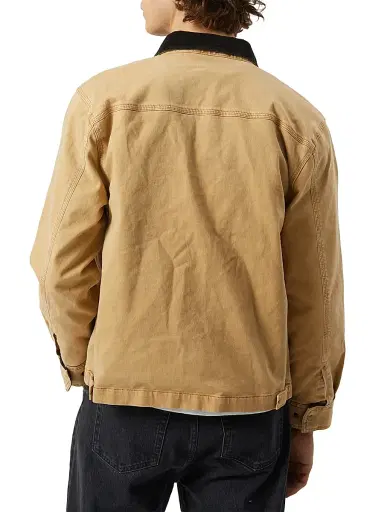 Corridor Men's Zip-Front Stretch-Cotton Utility Jacket - Tan | Thumbnail 2 Corridor Men's Zip-Front Stretch-Cotton Utility Jacket - Tan | Thumbnail 2