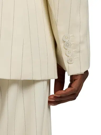 Ralph Lauren Collection Women's Ramona Striped Wool-Blend Jacket | Thumbnail 8 Ralph Lauren Collection Women's Ramona Striped Wool-Blend Jacket | Thumbnail 8