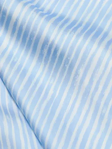 Chiara Boni La Petite Robe Women's Osata Striped Flared Midi-Skirt - Dorothy Blue - Size 10 | Thumbnail 7