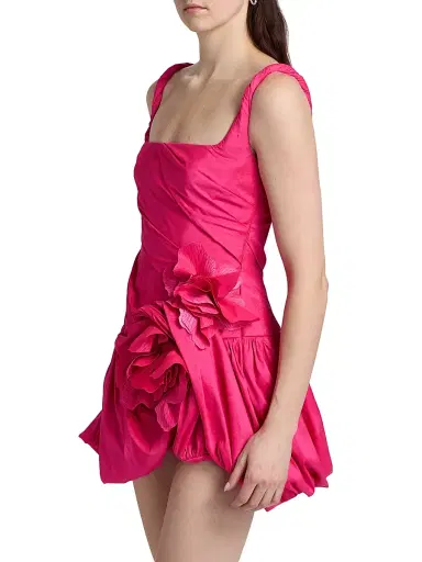 ACLER Women's Maxey 3D Floral Bubble Minidress | Thumbnail 4 ACLER Women's Maxey 3D Floral Bubble Minidress | Thumbnail 4