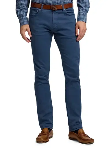 Ralph Lauren Purple Label Men's Stretch-Twill Slim-Fit Pants - Soft Blue - Size 38 | Thumbnail 3 Ralph Lauren Purple Label Men's Stretch-Twill Slim-Fit Pants - Soft Blue - Size 38 | Thumbnail 3