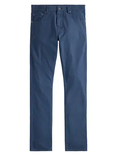 Ralph Lauren Purple Label Men's Stretch-Twill Slim-Fit Pants - Soft Blue - Size 38 | Thumbnail 1 Ralph Lauren Purple Label Men's Stretch-Twill Slim-Fit Pants - Soft Blue - Size 38 | Thumbnail 1
