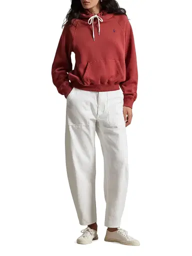 Polo Ralph Lauren Women's PRL Shrknhd Logo Hoodie - Red Snapper | Thumbnail 2 Polo Ralph Lauren Women's PRL Shrknhd Logo Hoodie - Red Snapper | Thumbnail 2