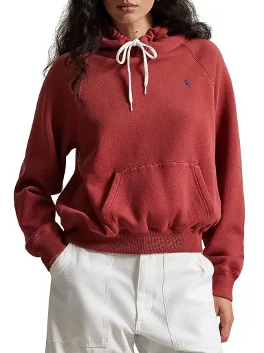 Polo Ralph Lauren Women's PRL Shrknhd Logo Hoodie - Red Snapper | Thumbnail 3 Polo Ralph Lauren Women's PRL Shrknhd Logo Hoodie - Red Snapper | Thumbnail 3
