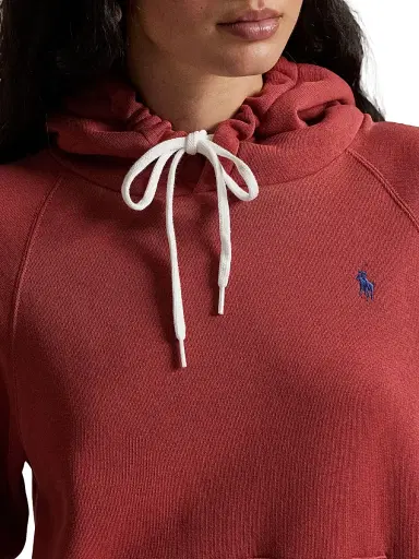 Polo Ralph Lauren Women's PRL Shrknhd Logo Hoodie - Red Snapper | Thumbnail 5 Polo Ralph Lauren Women's PRL Shrknhd Logo Hoodie - Red Snapper | Thumbnail 5
