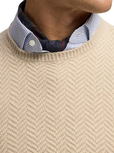 Ralph Lauren Purple Label Men's Paisley Cashmere-Silk Neckerchief - Navy Multi | Thumbnail 2 Ralph Lauren Purple Label Men's Paisley Cashmere-Silk Neckerchief - Navy Multi | Thumbnail 2