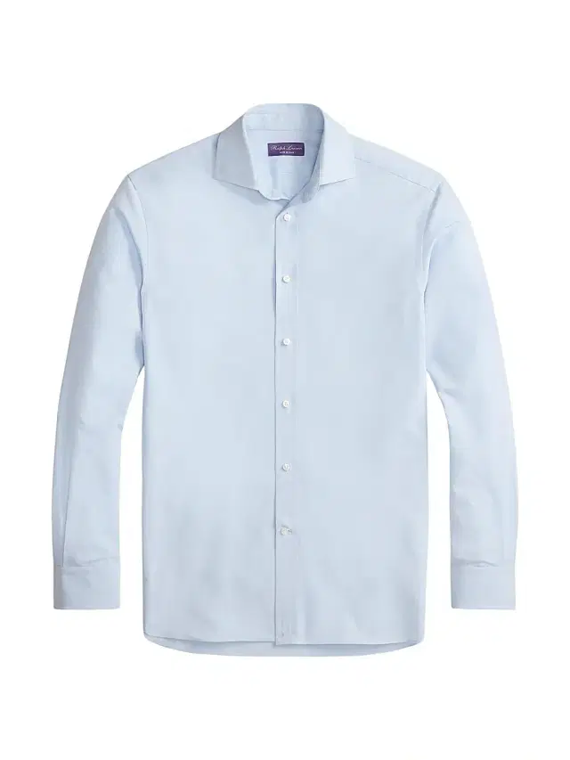 Ralph Lauren Purple Label Men's Aston Cotton Oxford Shirt - Dress Shirt Blue