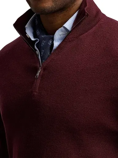 Ralph Lauren Purple Label Men's Silk Foulard Neckerchief - Navy | Thumbnail 3 Ralph Lauren Purple Label Men's Silk Foulard Neckerchief - Navy | Thumbnail 3
