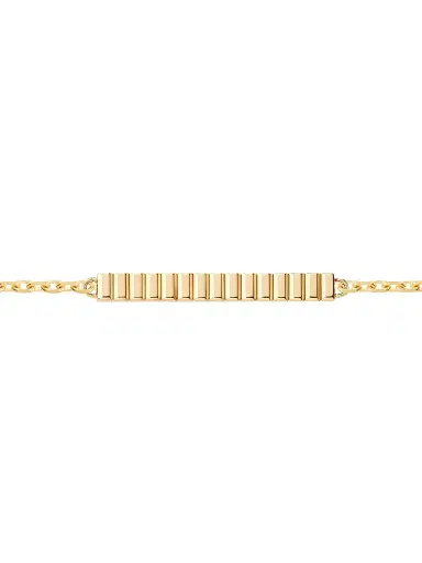 Boucheron Women's Quatre 18K Yellow Gold Grosgrain Bar Charm Bracelet - Yellow Gold | Thumbnail 4 Boucheron Women's Quatre 18K Yellow Gold Grosgrain Bar Charm Bracelet - Yellow Gold | Thumbnail 4