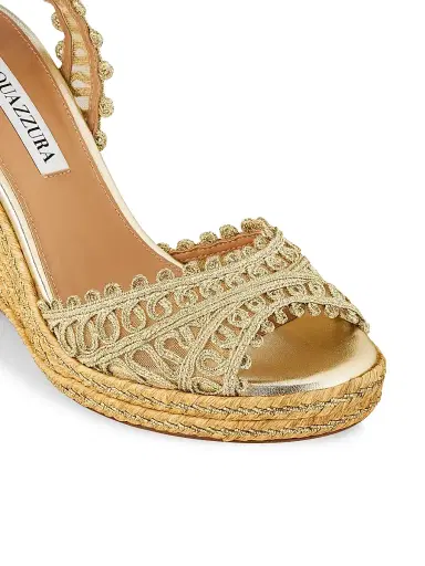 Aquazzura Women's Kahlo 105MM Espadrille Wedge Sandals | Thumbnail 5 Aquazzura Women's Kahlo 105MM Espadrille Wedge Sandals | Thumbnail 5