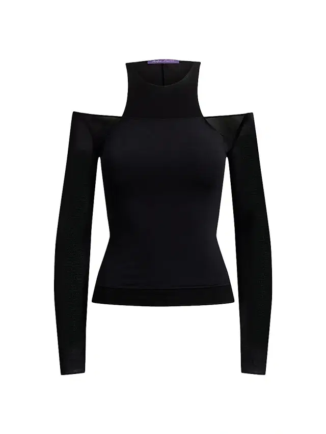 Ralph Lauren Collection Women's Maxine Layered Jersey Top - Black