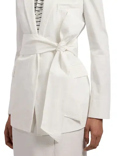 Ralph Lauren Collection Women's Carlotta Peached Cotton-Blend Jacket | Thumbnail 7 Ralph Lauren Collection Women's Carlotta Peached Cotton-Blend Jacket | Thumbnail 7
